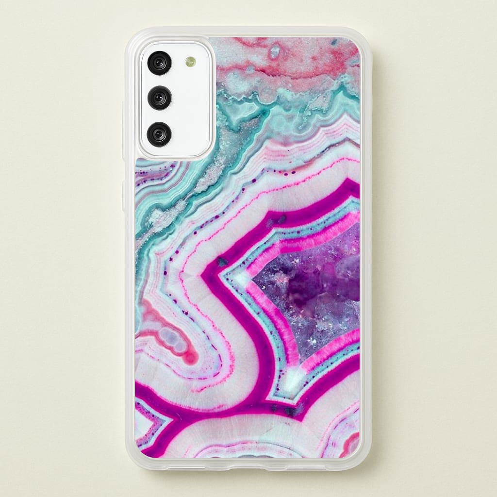 Purple Geode Pattern Phone Case