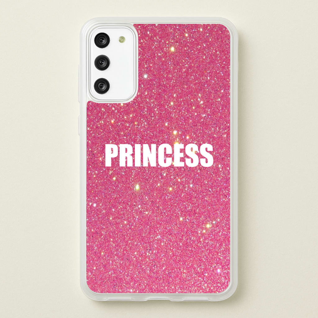 Glittery Pink Princess Phone Case