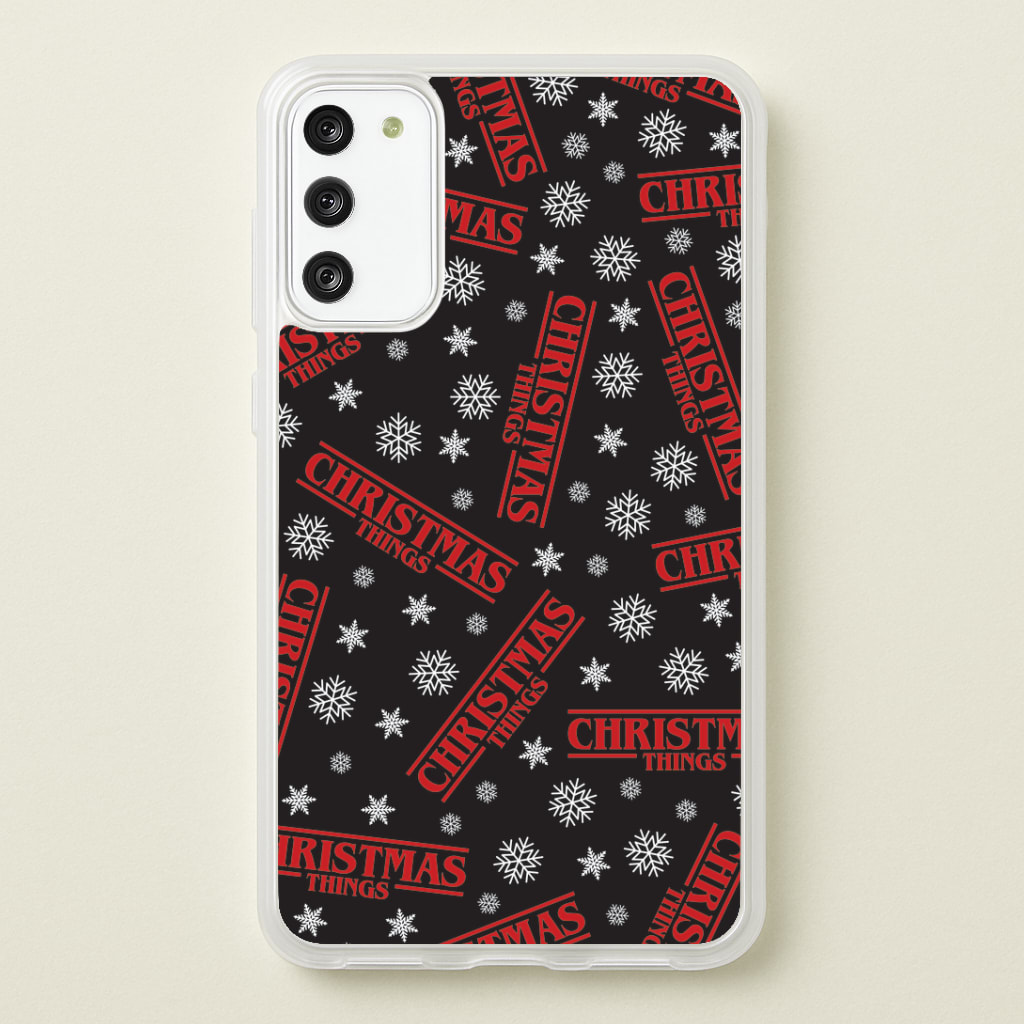 Christmas Things Snowflake Pattern Phone Case