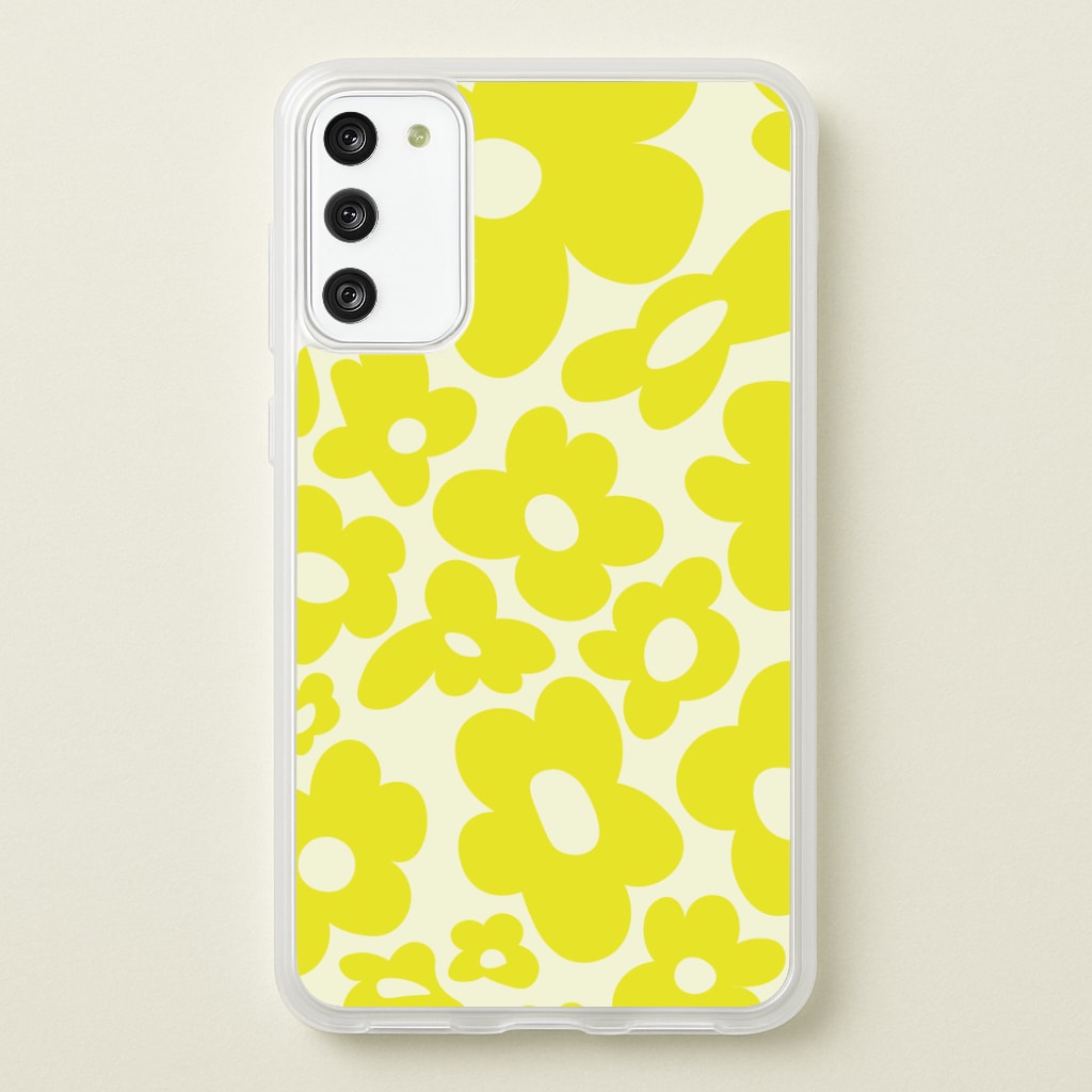 Yellow Flowers - Trippy Patterns Phone Case