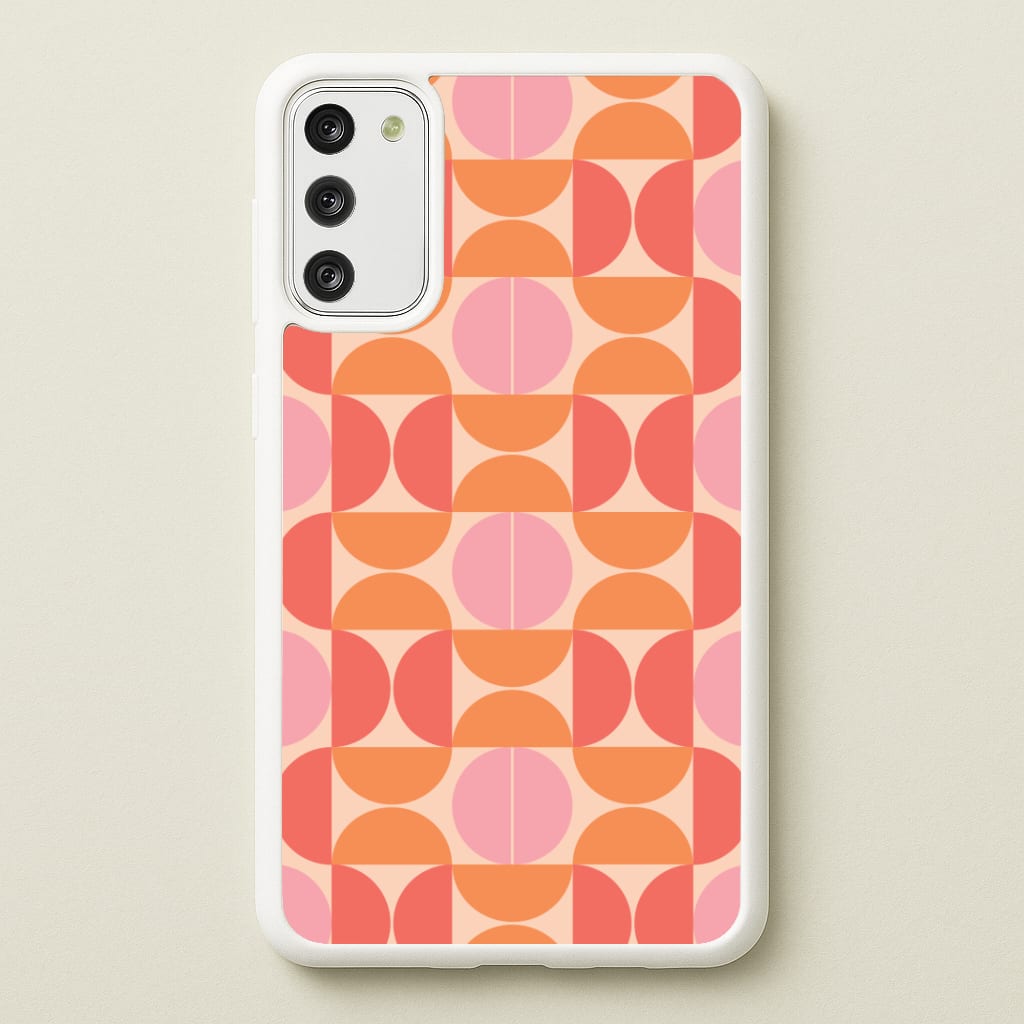 Retro Semi Circles Pattern Phone Case