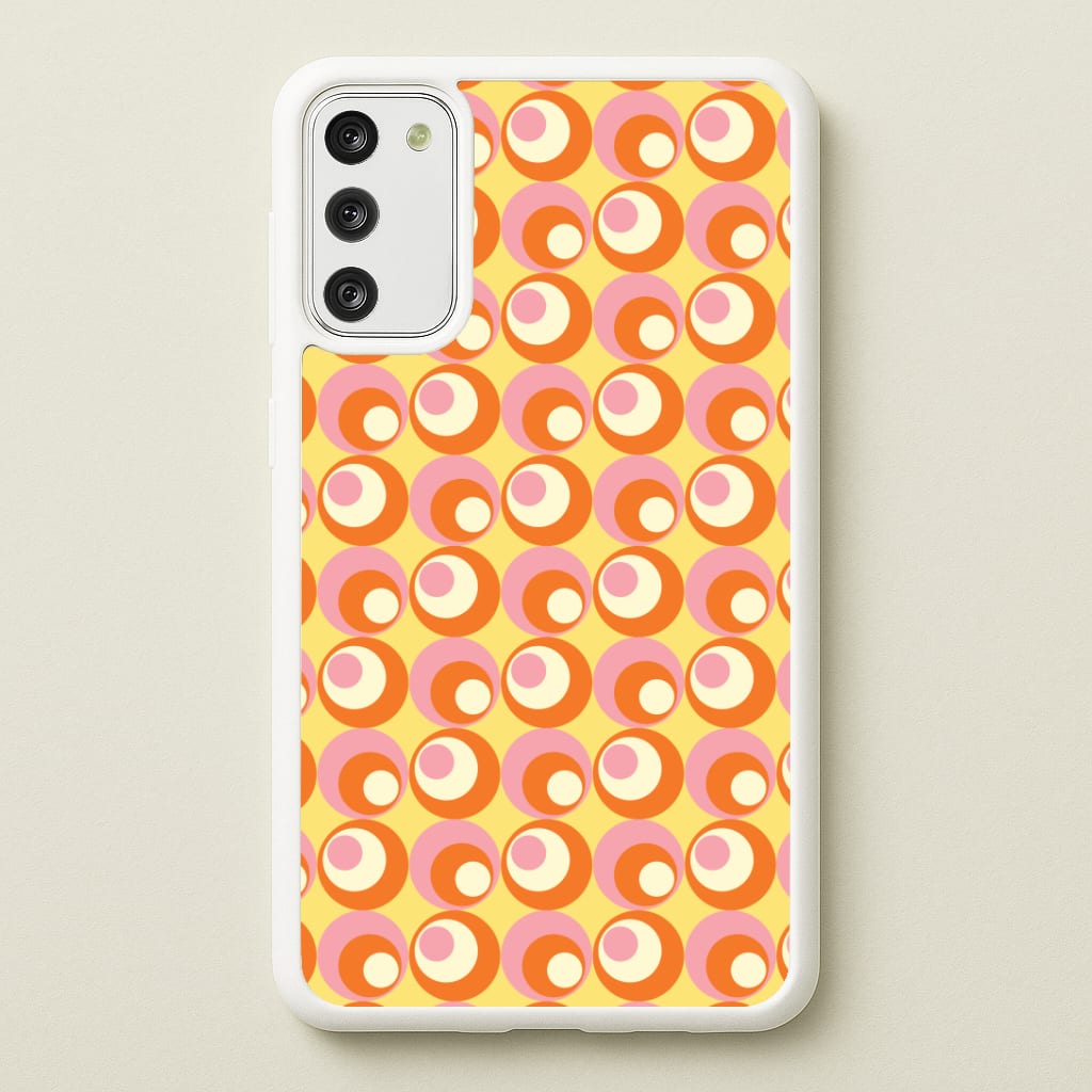 Colourful Circles Retro Pattern Phone Case