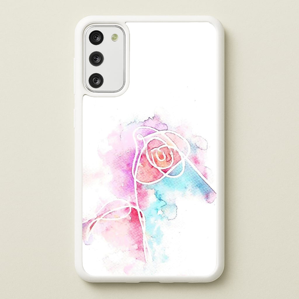 K-Pop Band Love Yourself Watercolour Painting Phone Case