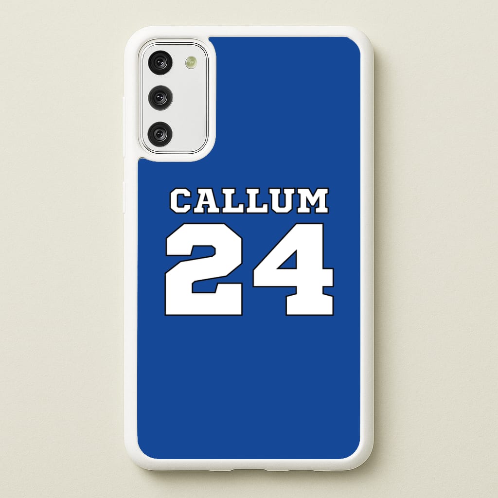 Dark Blue - Personalised Football Phone Case