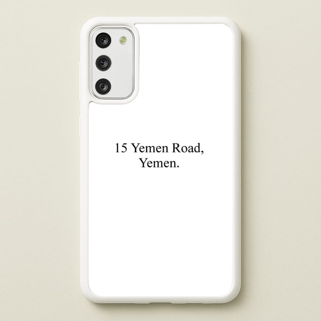 15 Yemen Road, Yemen Phone Case