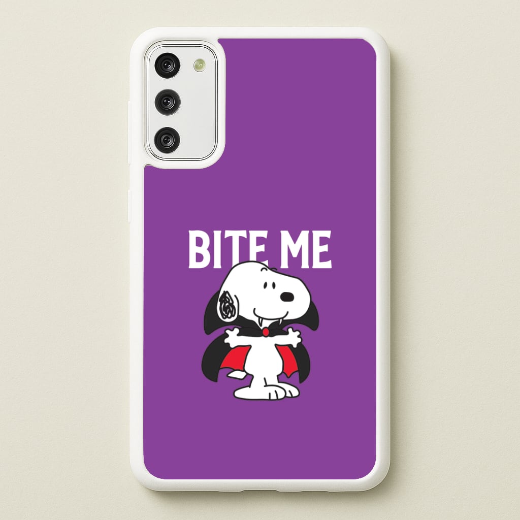 Bite Me Cartoon Beagle Phone Case