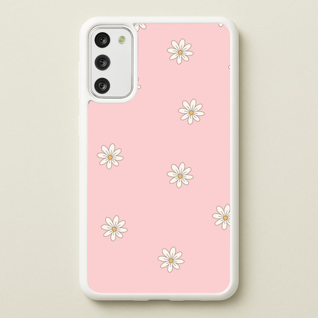 Dusty Pink Daisy Pattern Phone Case