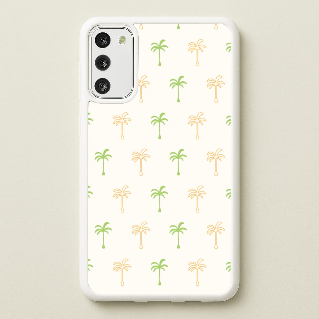 Green And Yellow Palms Pattern Phone Case