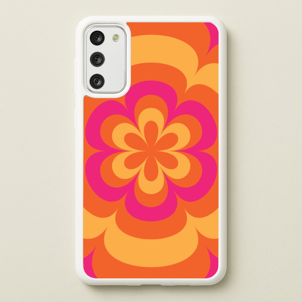 Sunset Trippy Flower Pattern Phone Case
