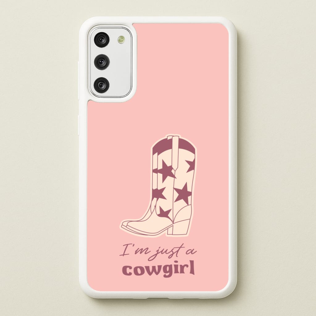 I'm Just A Cowgirl Phone Case