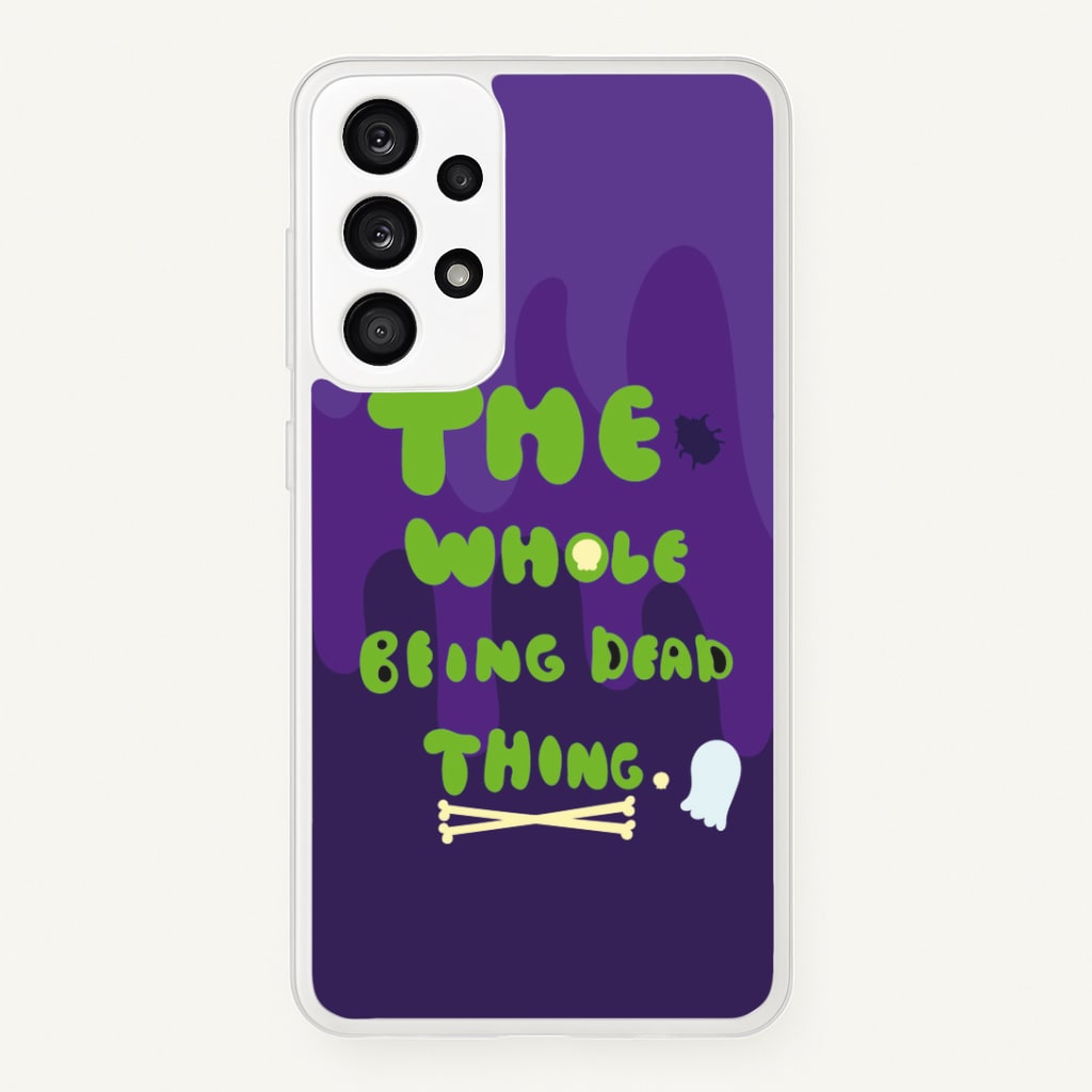 The Whole Being Dead Thing - Beetle Halloween Phone Case