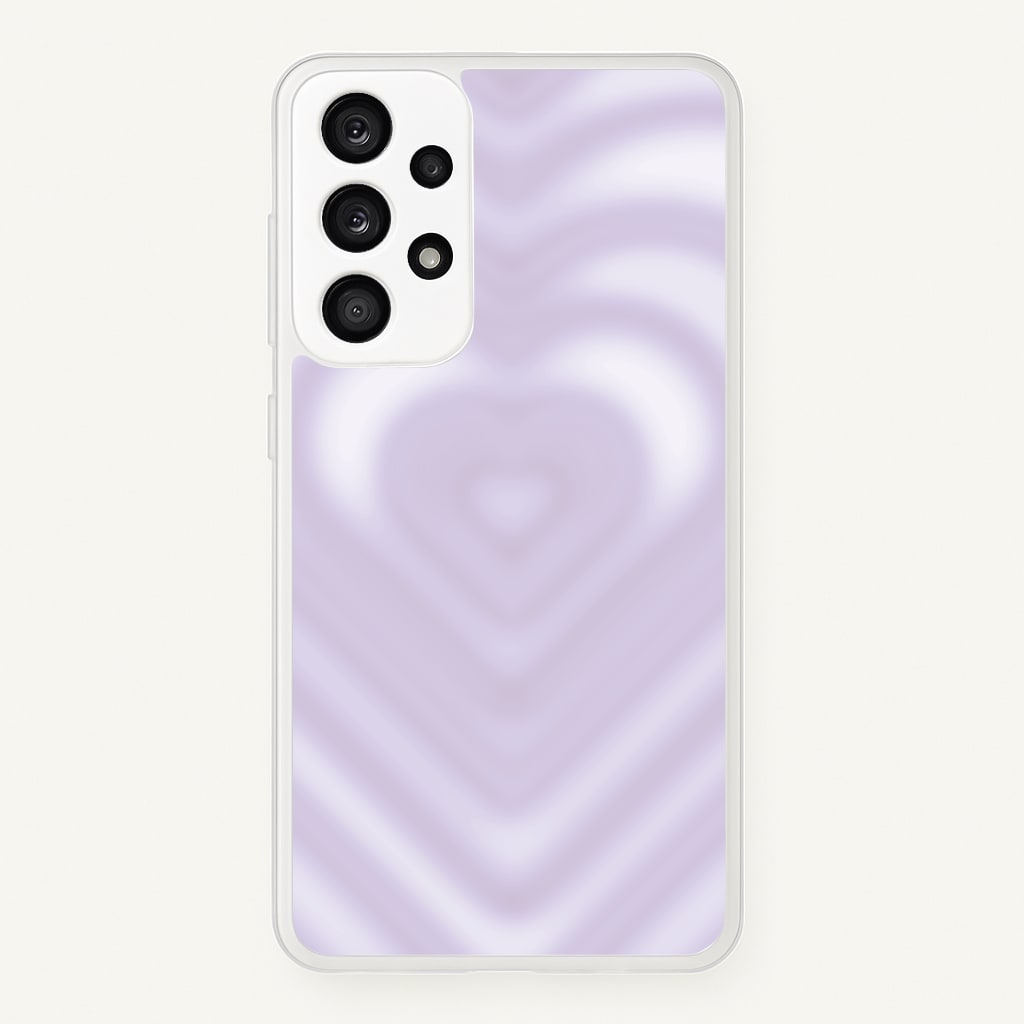 Drippy Love Heart Purple Phone Case