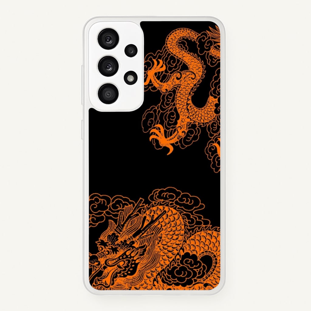 Orange Dragon Phone Case
