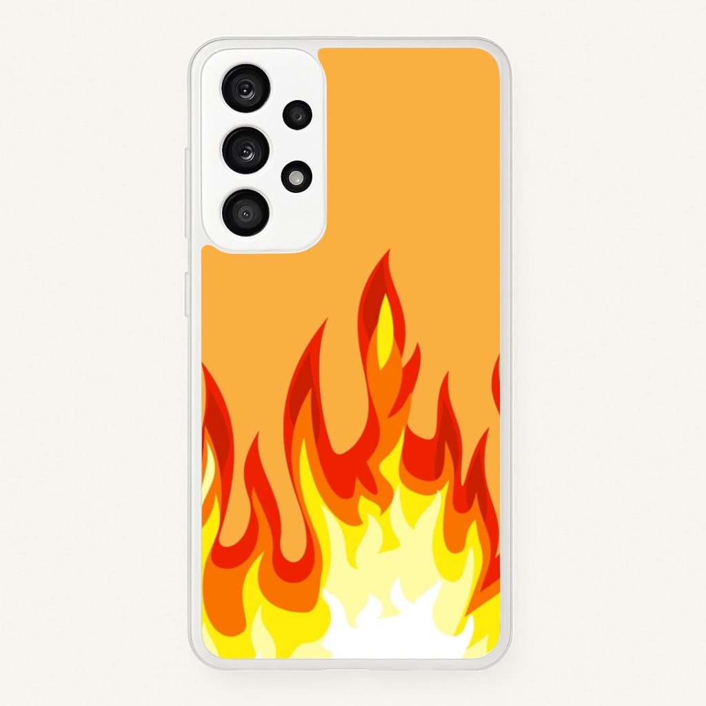 Orange Flame Phone Case