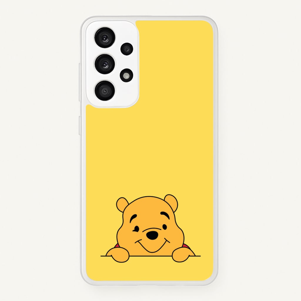 Cute Bear Leaning Phone Case