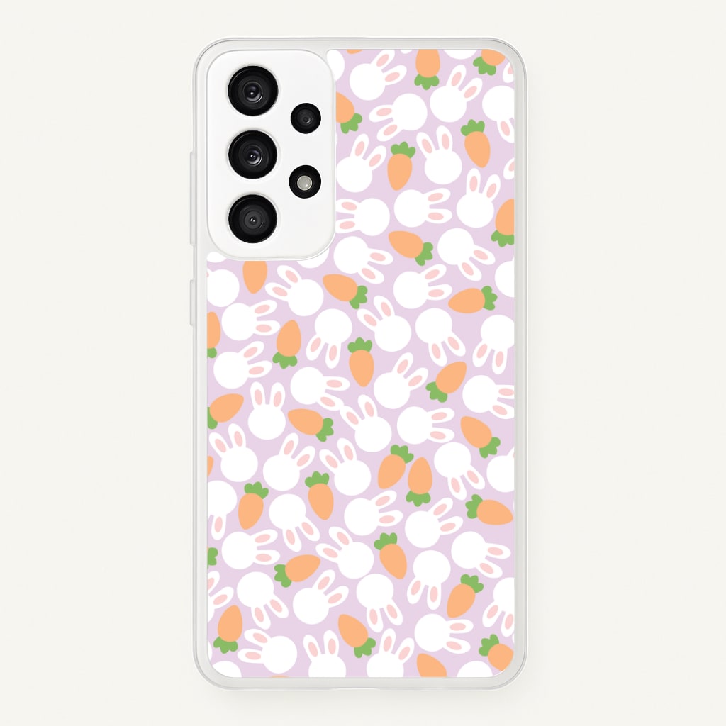 Rabbits And Carrots - Easter Patterns Phone Case