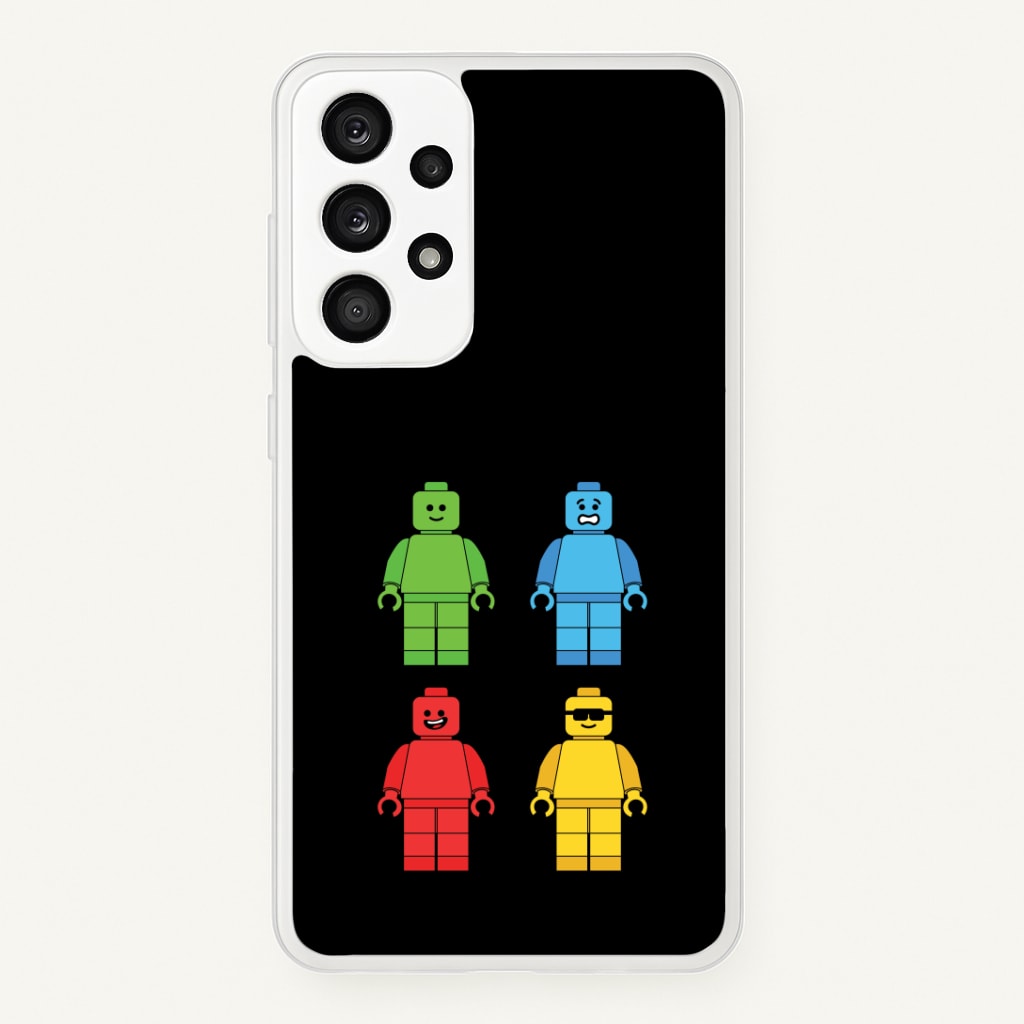 Bricks Figures Rainbow Phone Case