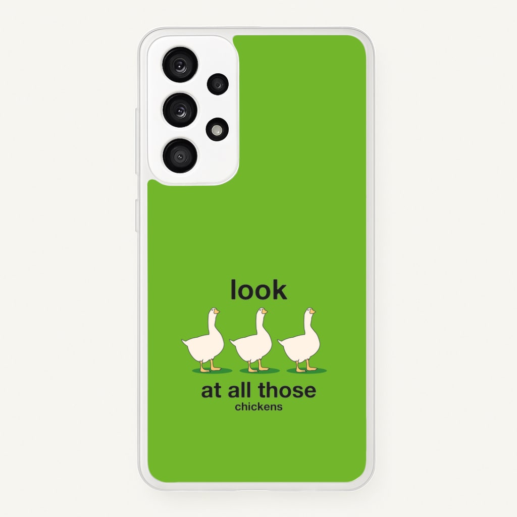 Look At All Those Chickens - Memes Phone Case