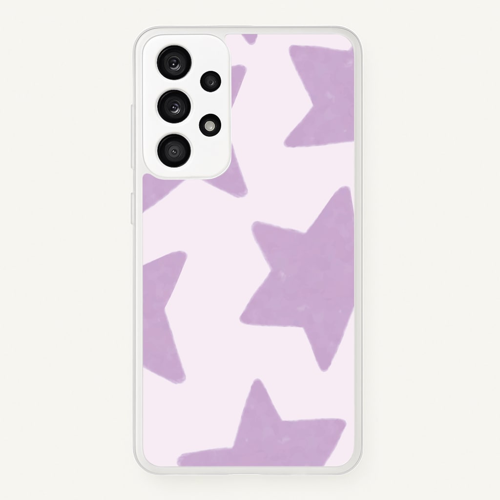 Lilac Stars Phone Case