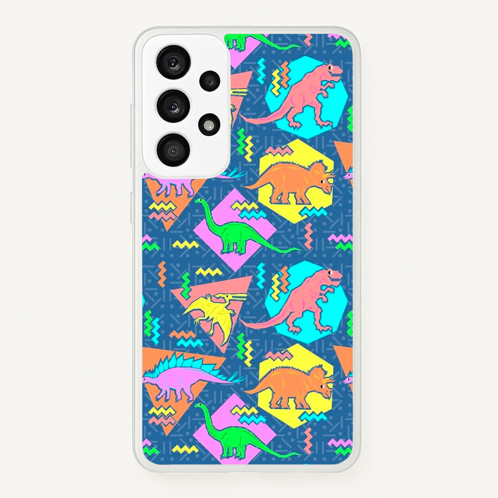 Nineties Dinosaurs Pattern Phone Case