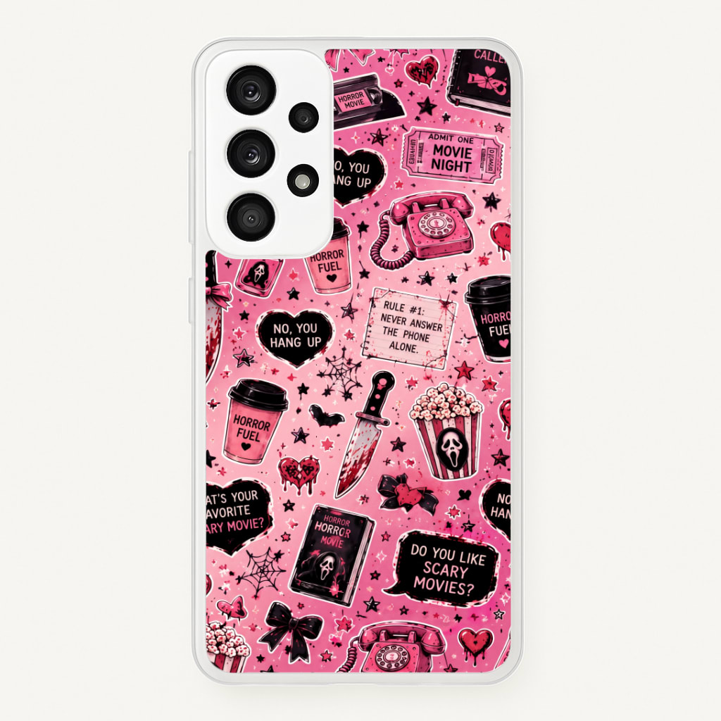 Horror Movie Pink Pattern Phone Case