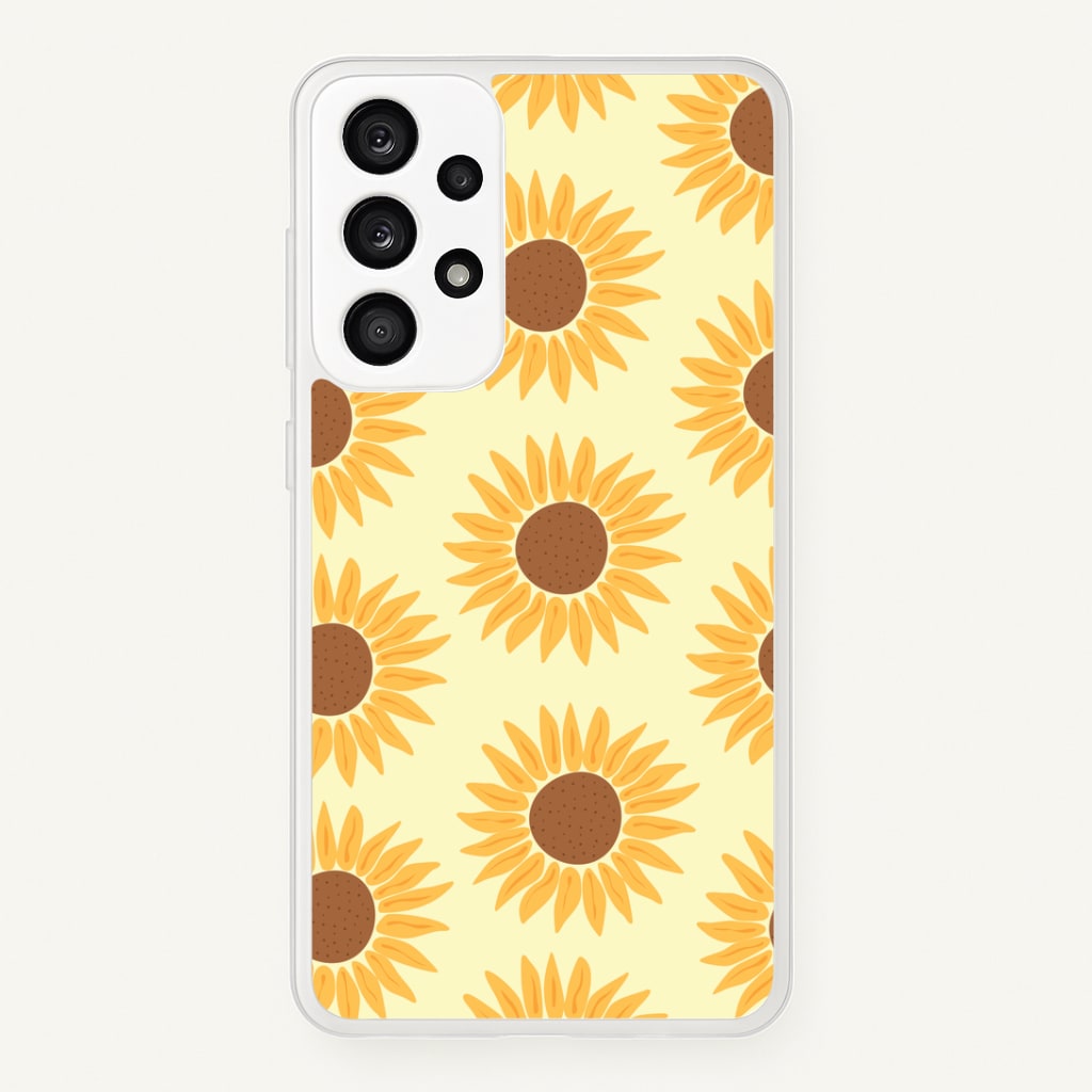 Sunflowers Abstract Pattern Phone Case