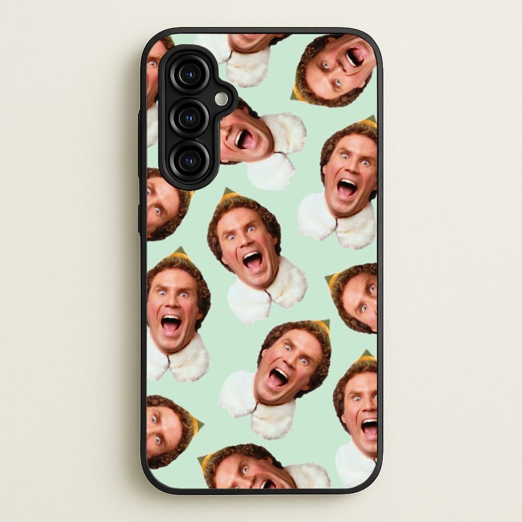 Green Elf Face - Christmas Phone Case