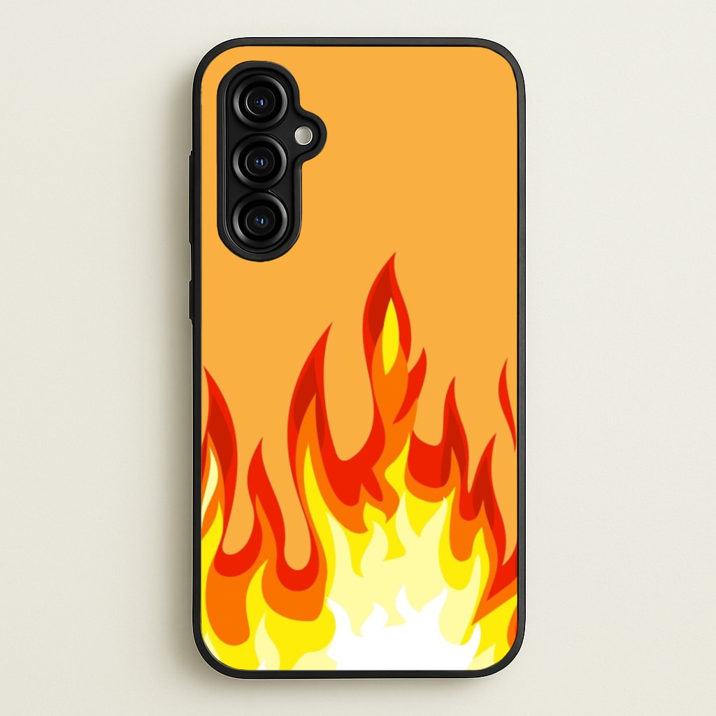Orange Flame Phone Case