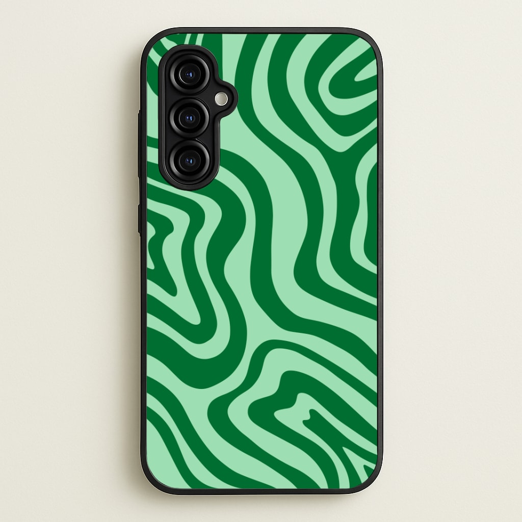 Green Abstract Halloween Phone Case