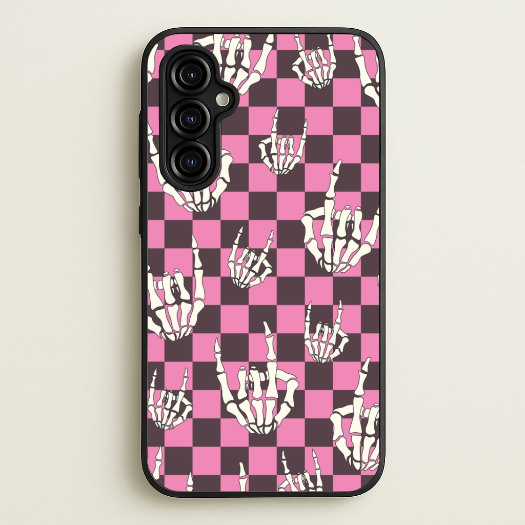 Rock On Skeleton Phone Case