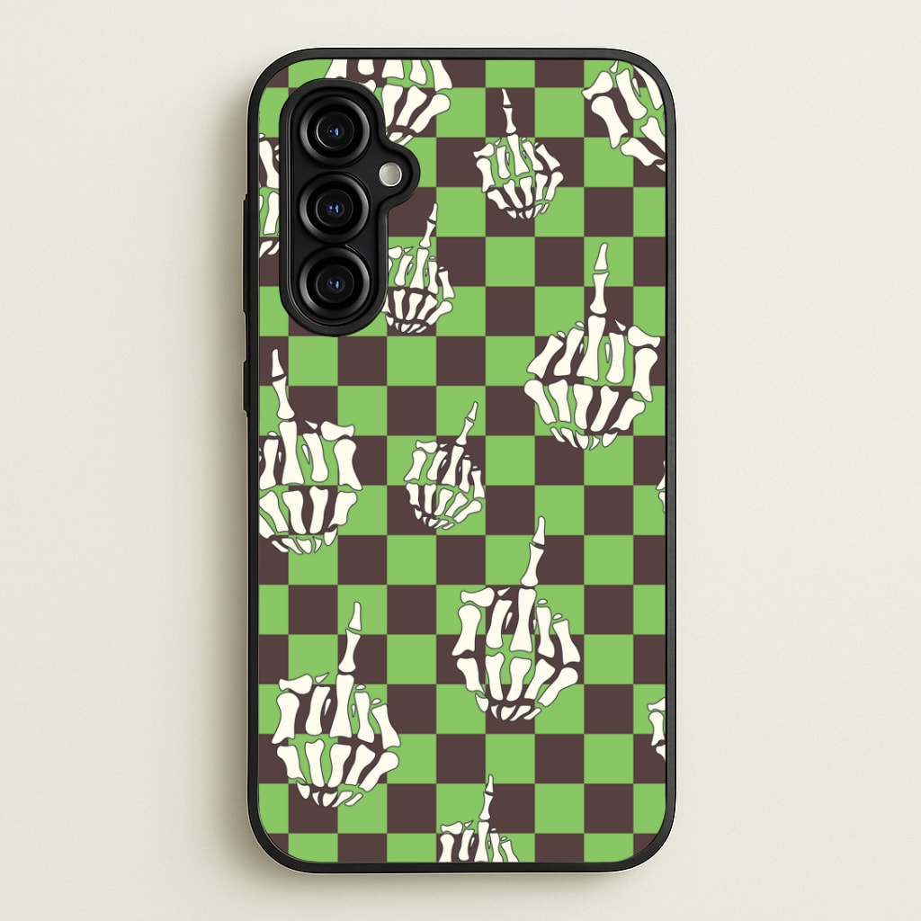 Green Middle Finger Phone Case