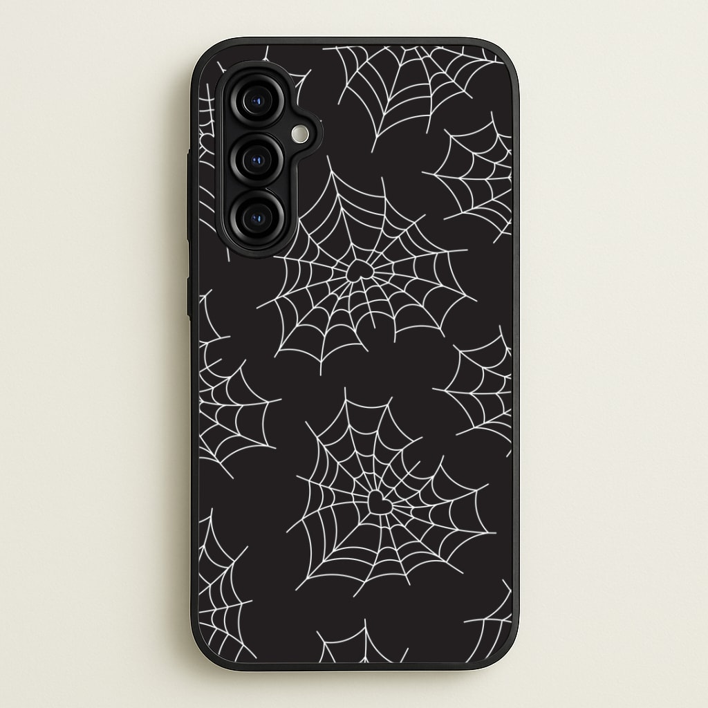 Spiderweb Hearts Pattern Phone Case