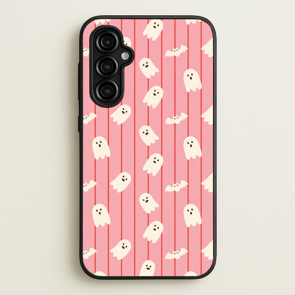 Candy Stripe Ghosts Phone Case