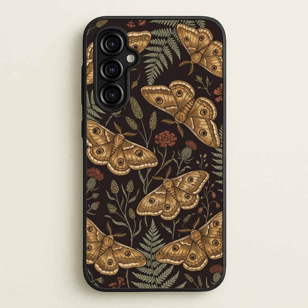 Moth And Moonlight Phone Case