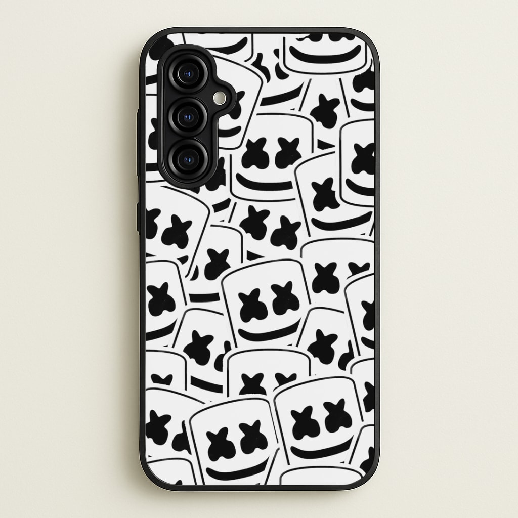 Collage - White Helmet DJ Phone Case