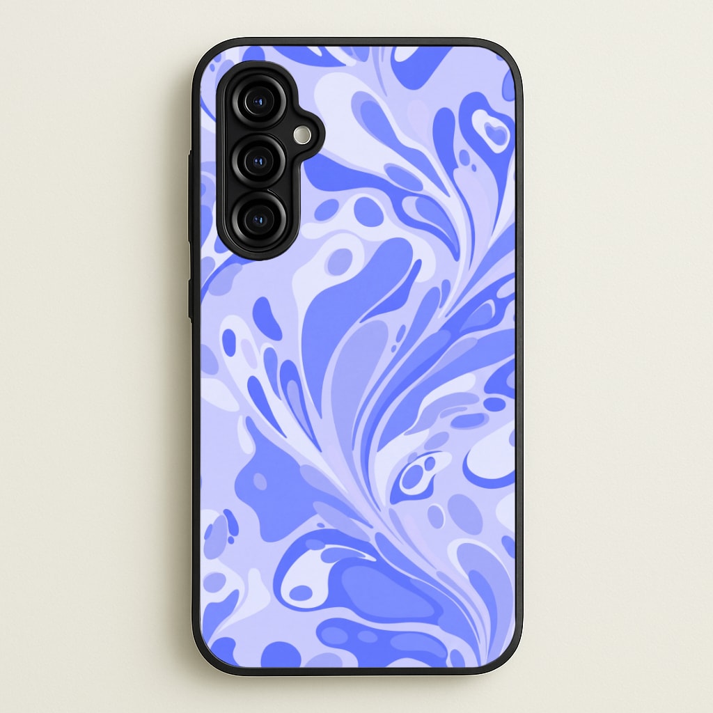 Periwinkle Marble Swirl Phone Case