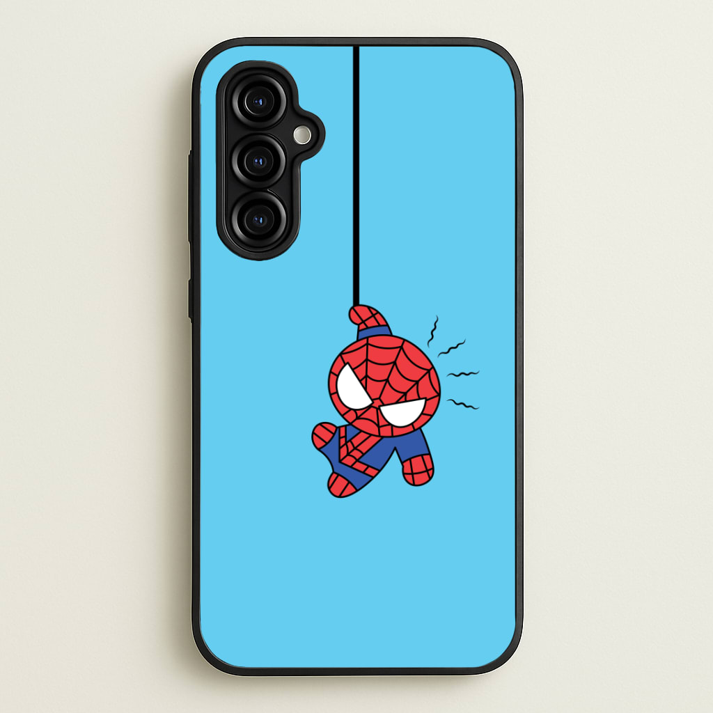 Blue Hanging Spider Hero Phone Case