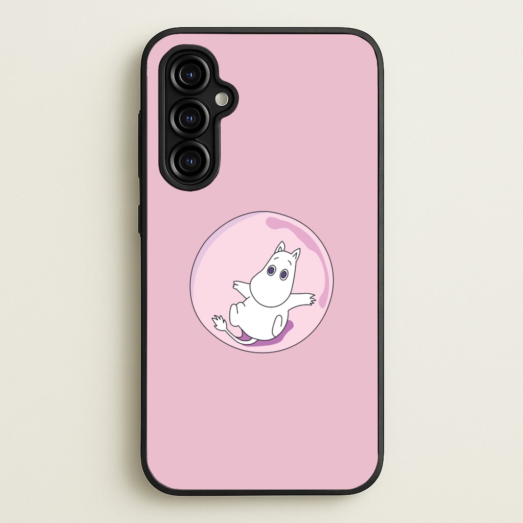 Moomin In A Pink Bubble Phone Case