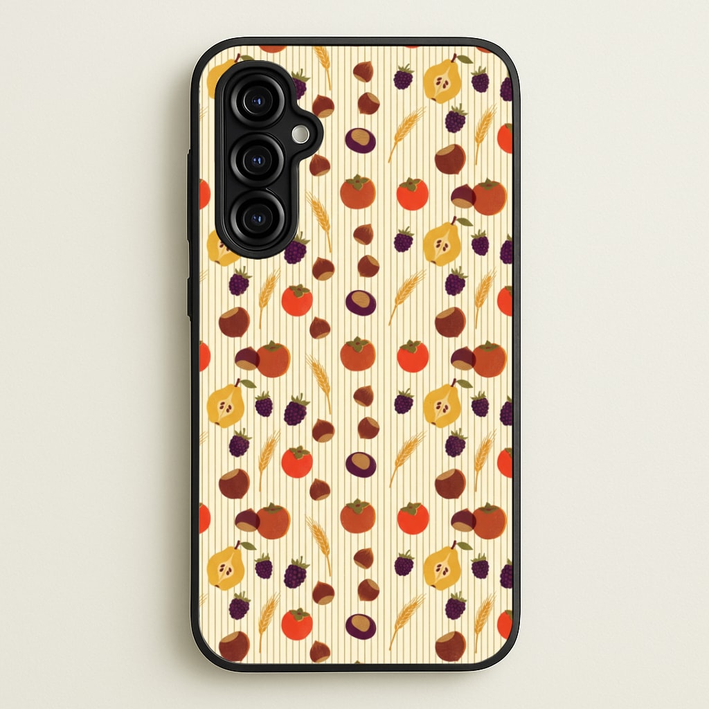Persimmon Harvest Pattern Phone Case