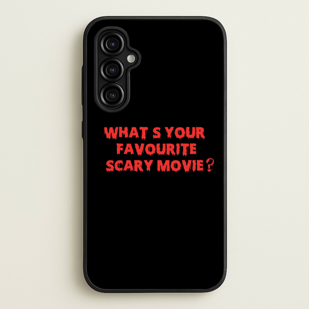 What's Your Favourite Scary Movie - Scream Phone Case