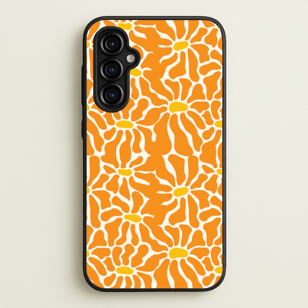 Orange Flowers - Summer Phone Case