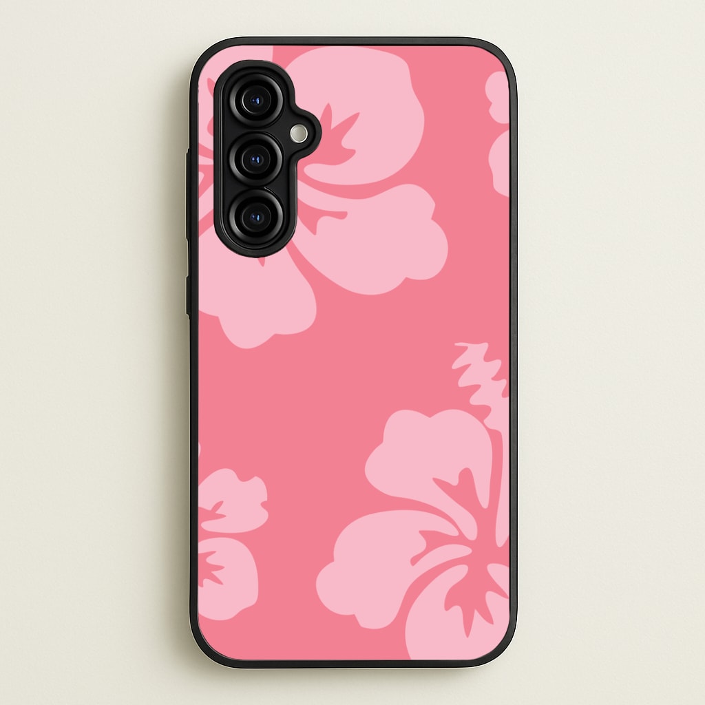 Pink Hawaiian Flowers Pattern Phone Case
