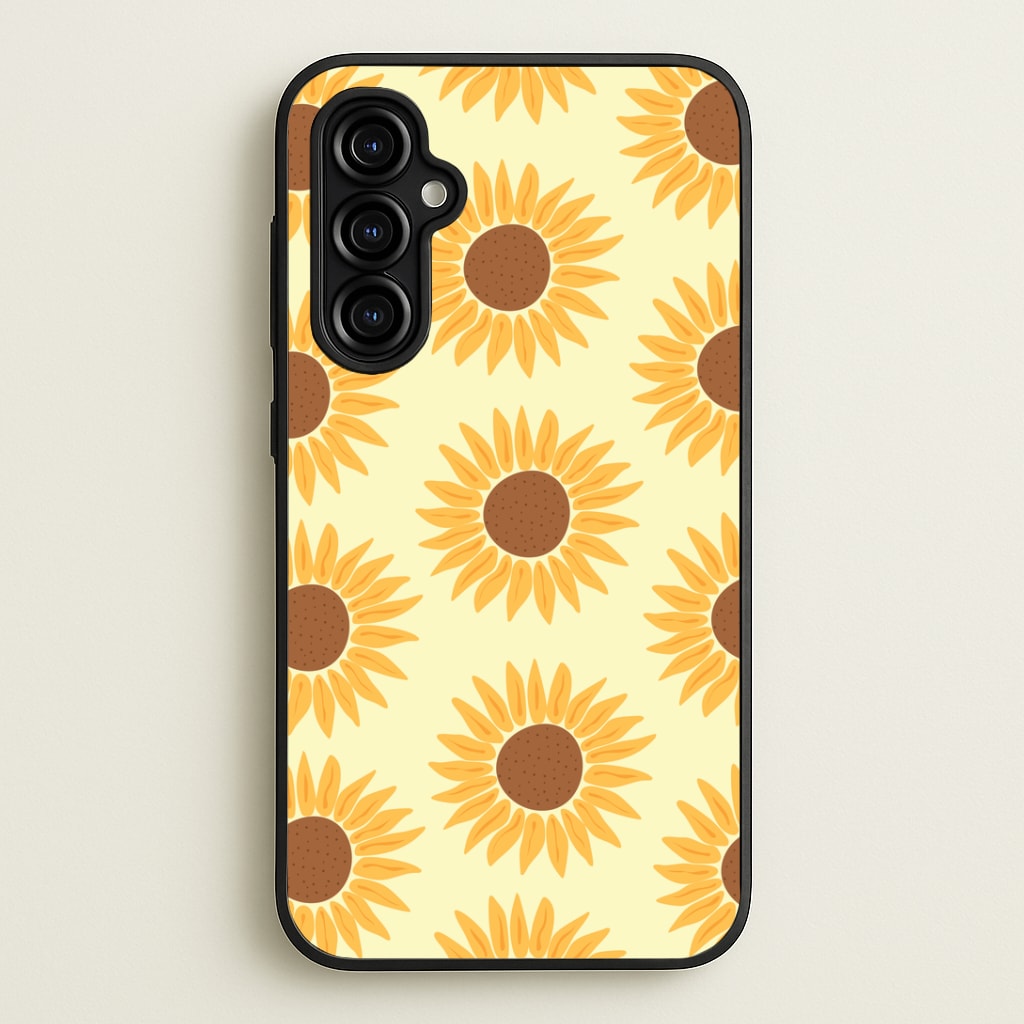 Sunflowers Abstract Pattern Phone Case