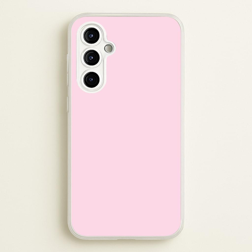 Back To Casics - Pretty Pastels - Plain Pink Phone Case