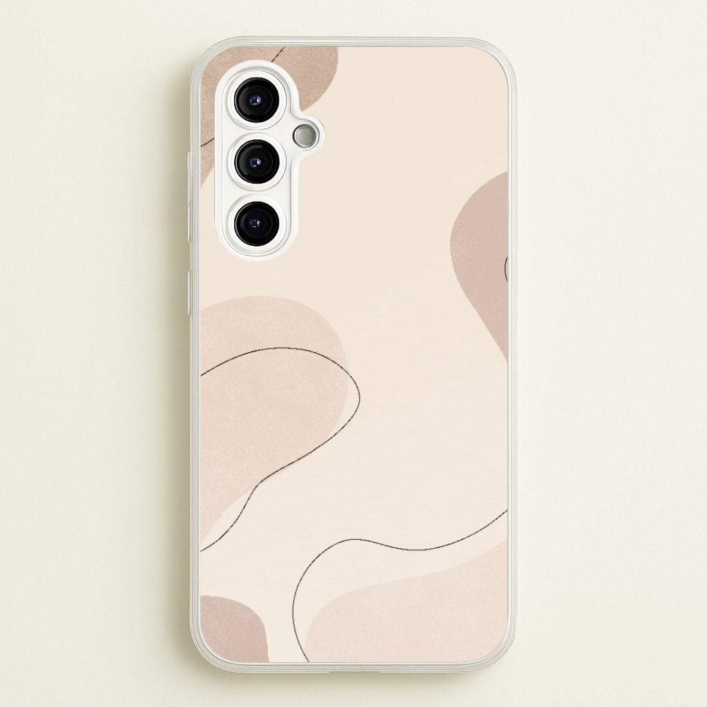 Abstract Beige Phone Case