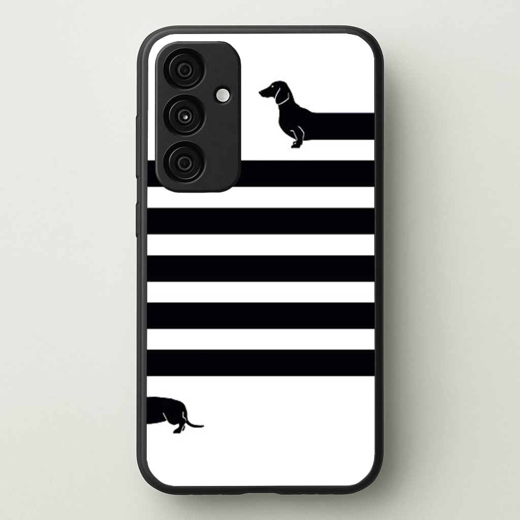 Dachshund Wrapped Phone Case