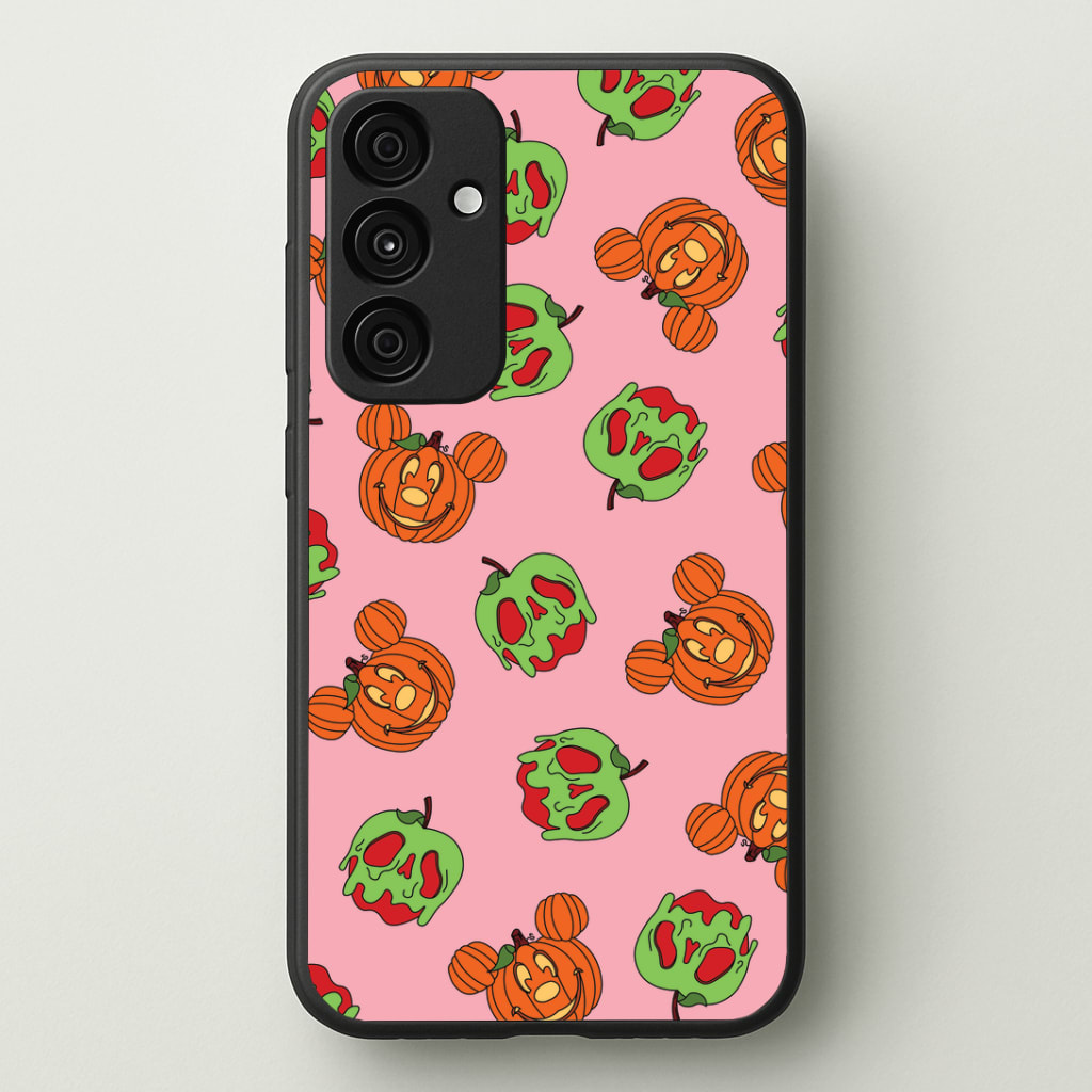Pumpkin Mouse And Poison Apple Pattern Phone Case