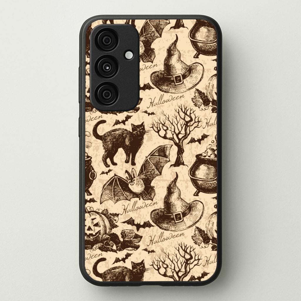 Vintage Halloween Pattern Phone Case