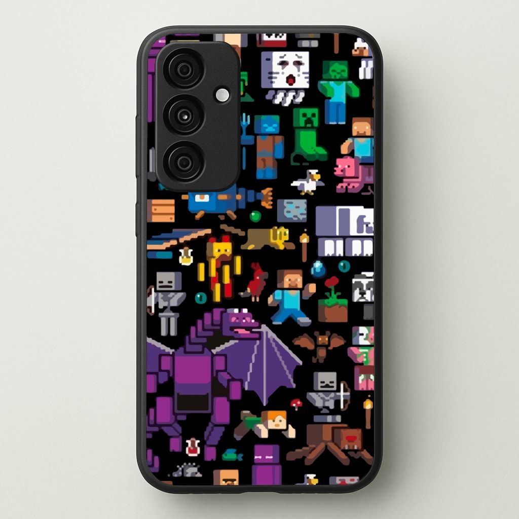 Mining Collage Phone Case - Galaxy A55 / Standard