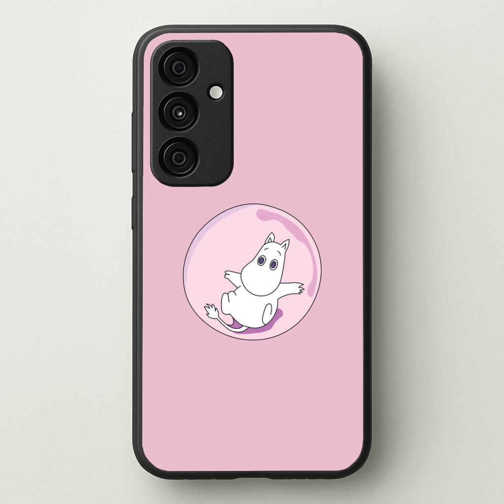 Moomin In A Pink Bubble Phone Case